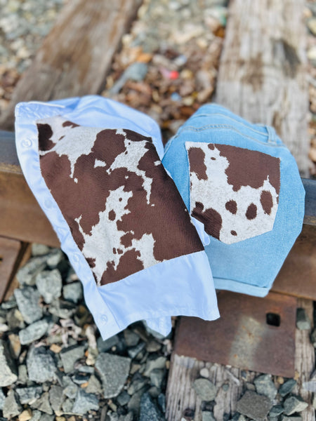 COWHIDE SHORT SET