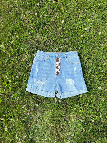 COWHIDE SHORT SET